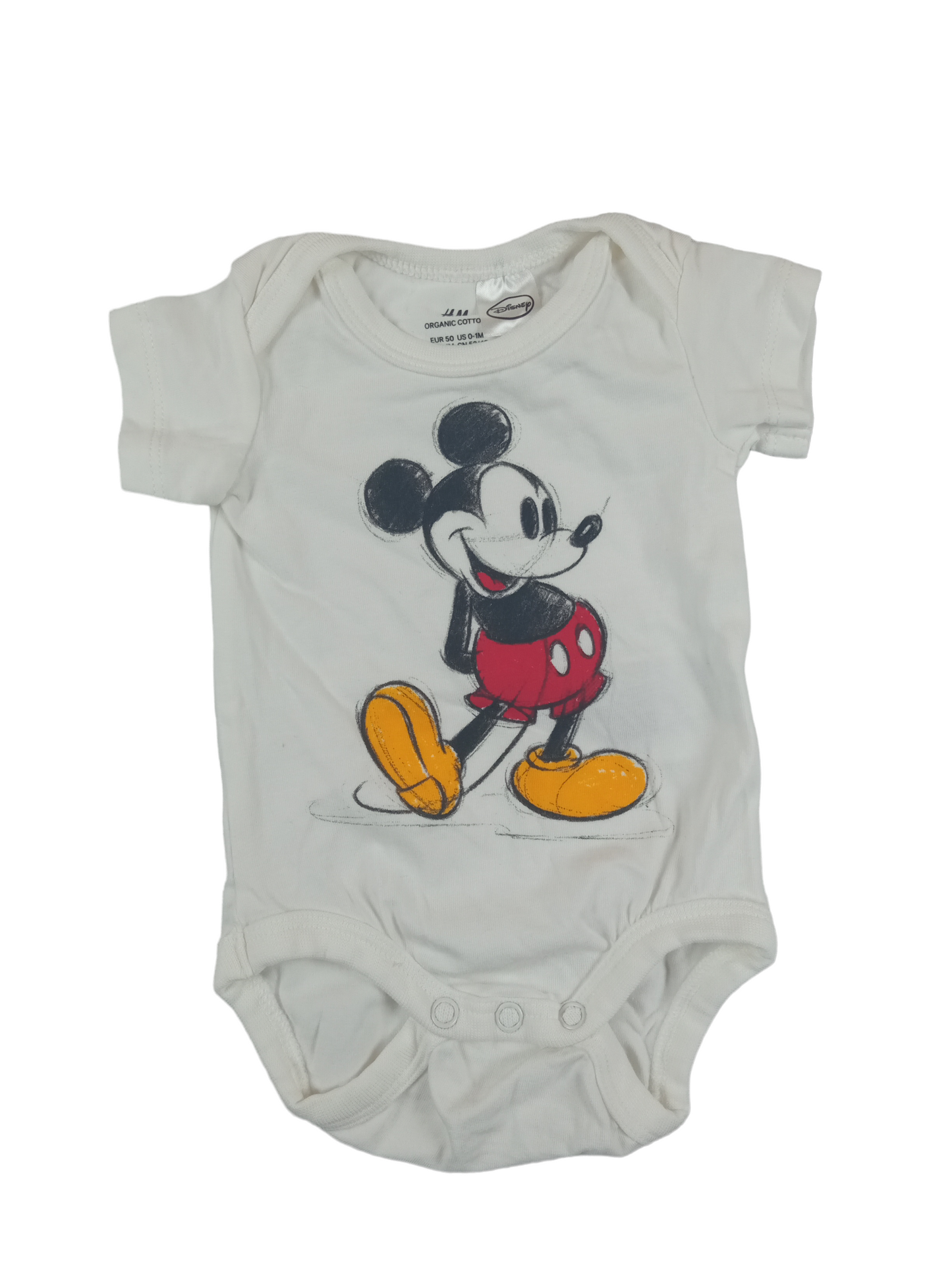Body diseño Mickey / 0-1 mes