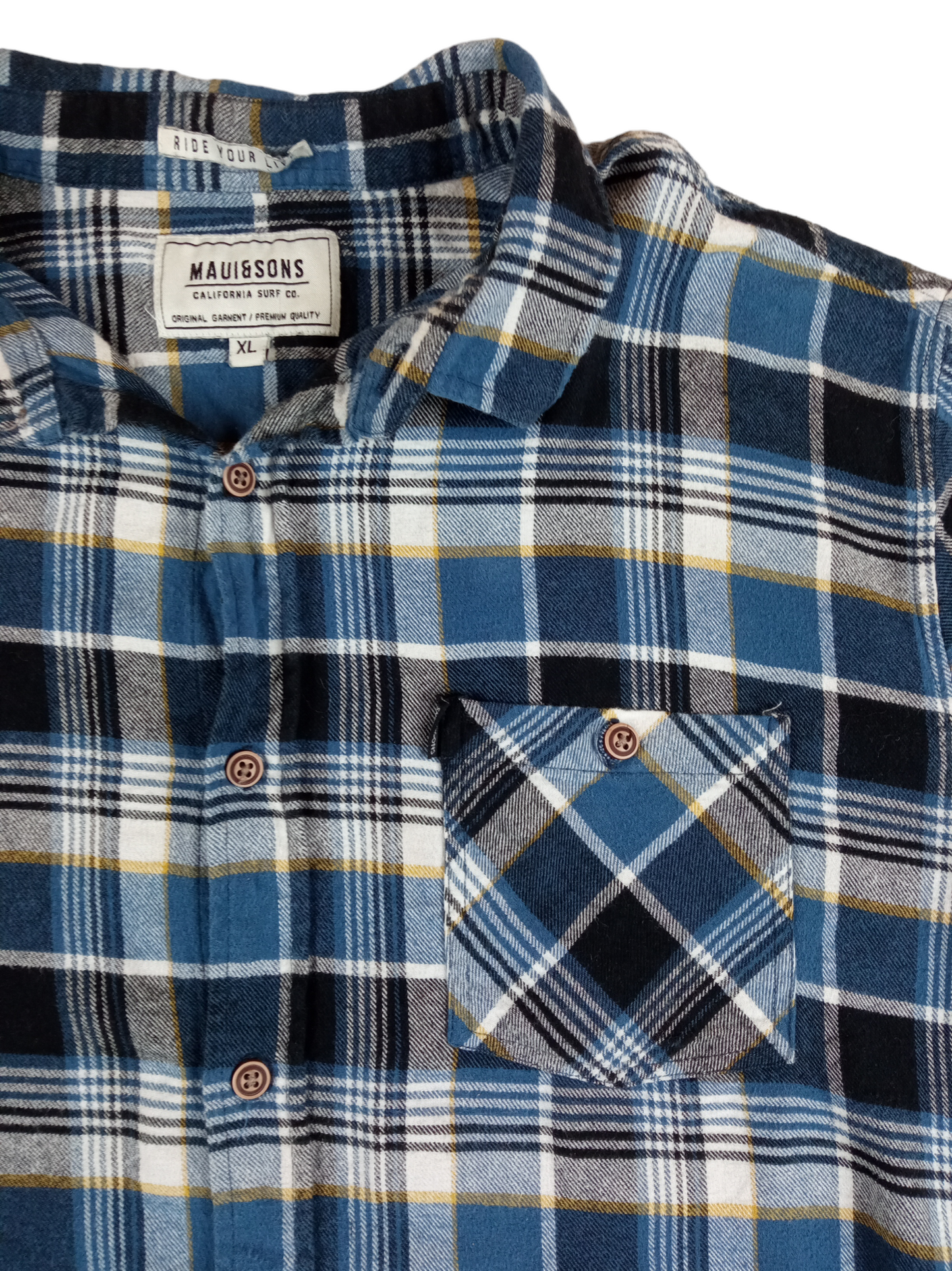 Camisa cuadrillé Maui & Sons / Talla XL