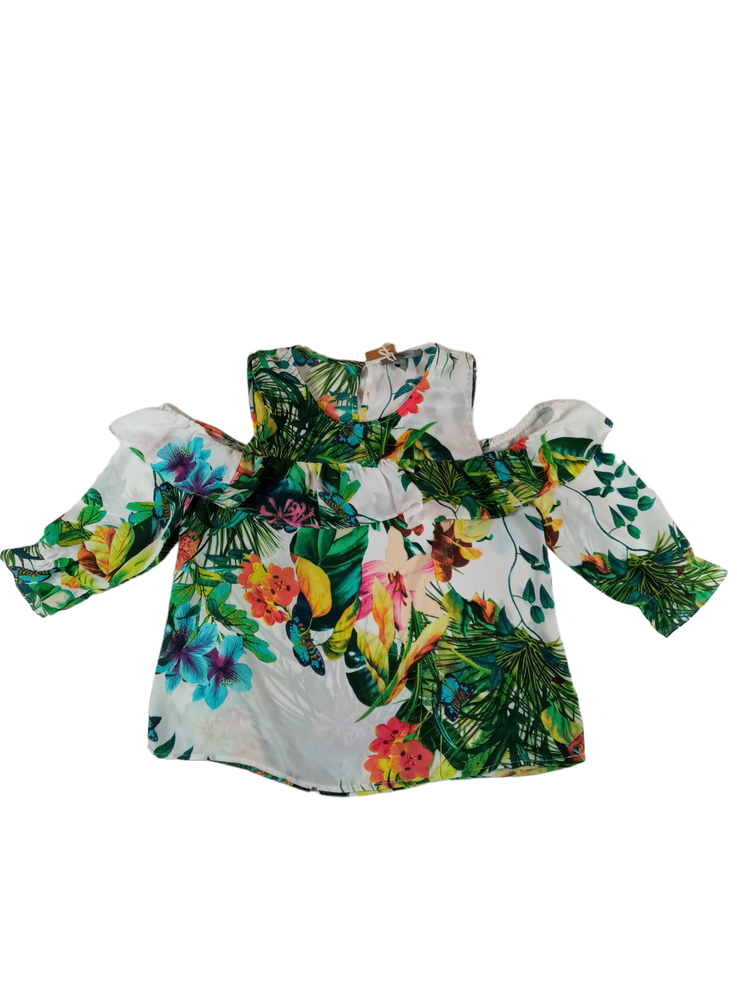Blusa floreada / Talla S