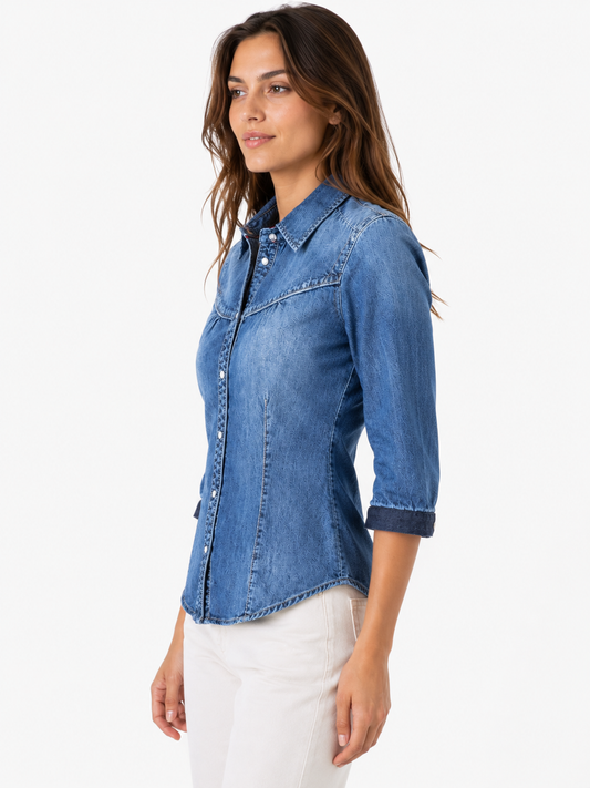 Blusa de mezclilla / Talla M