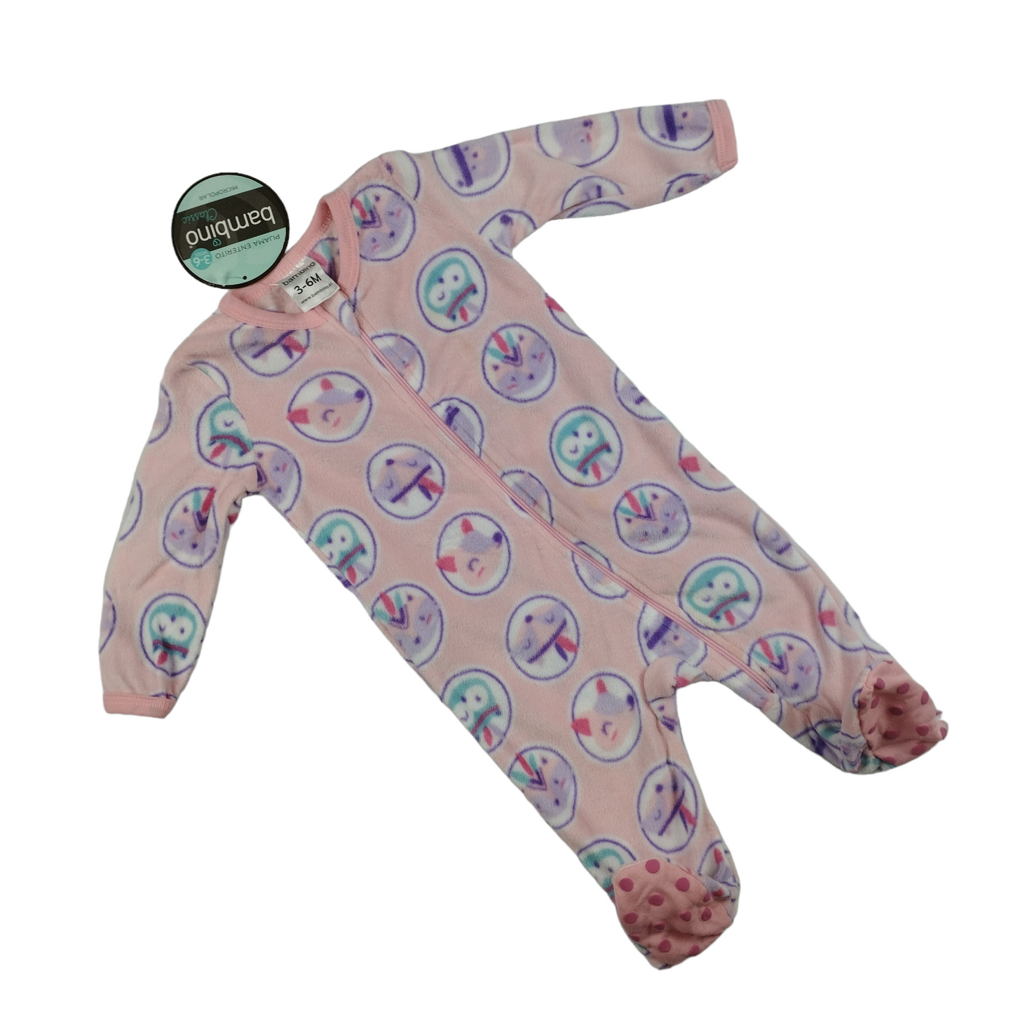 Osito pijama enterito / 3-6 meses