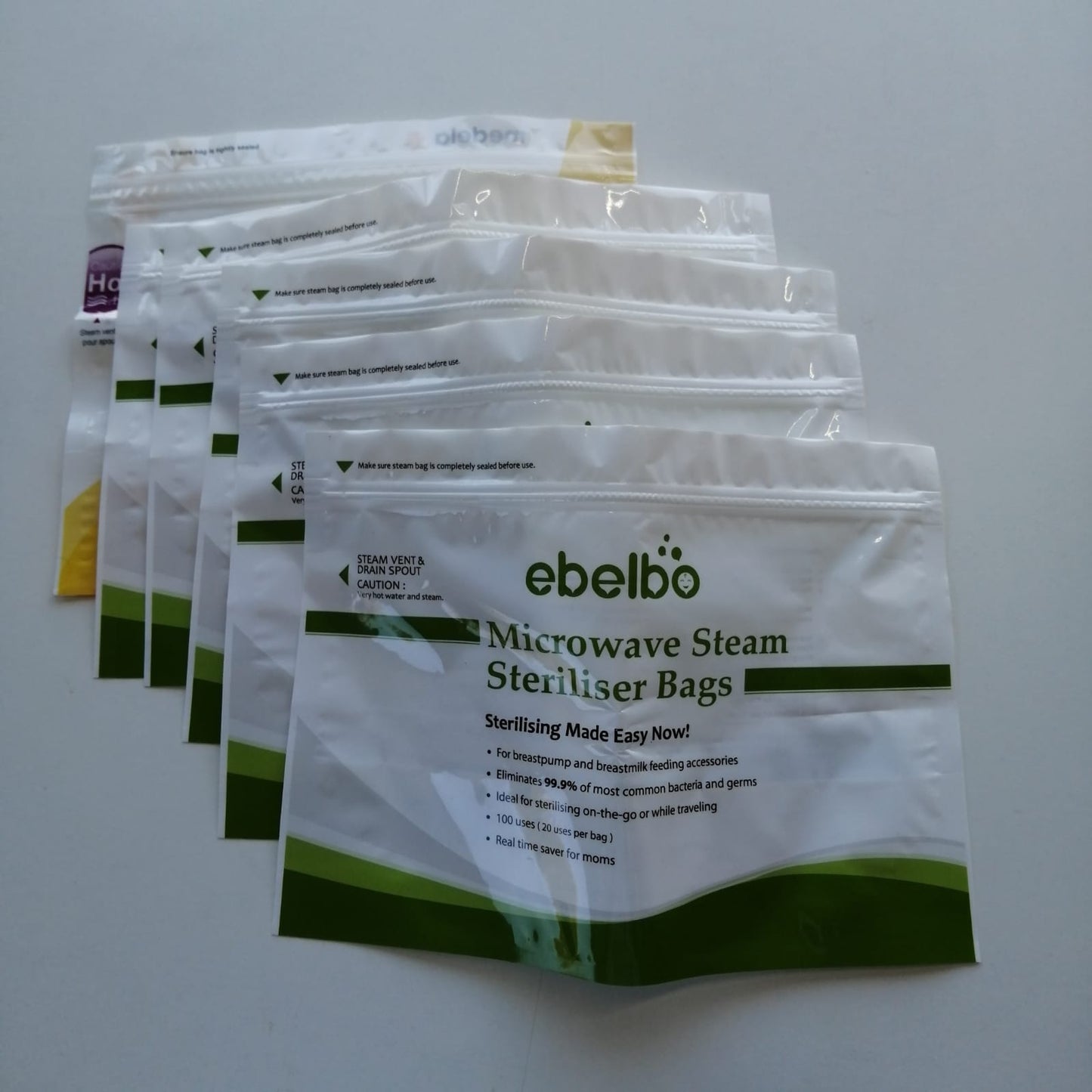 Bolsas esterilizadoras para microondas / 6 unidades.