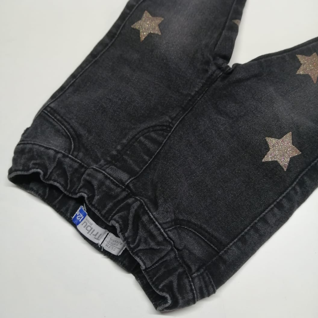 Pantalón jeans / Talla 12 meses.