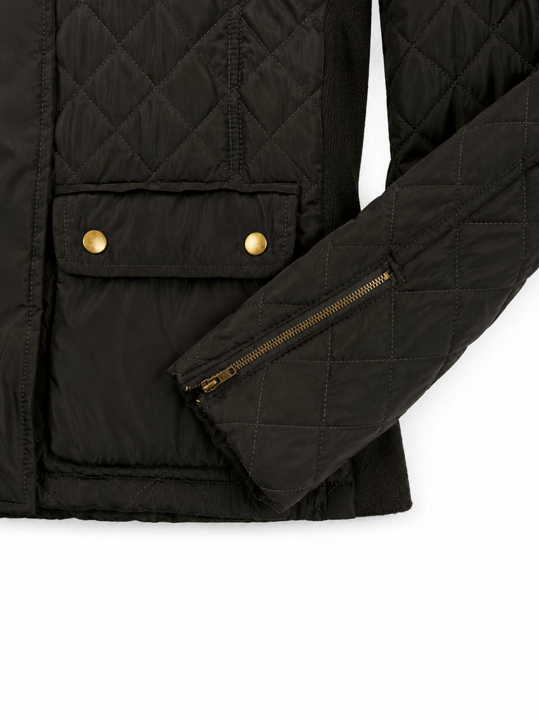 Chaqueta verde musgo Mango / Talla M