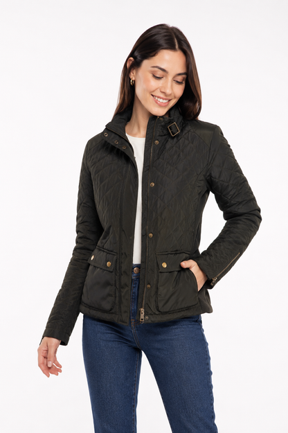 Chaqueta verde musgo Mango / Talla M