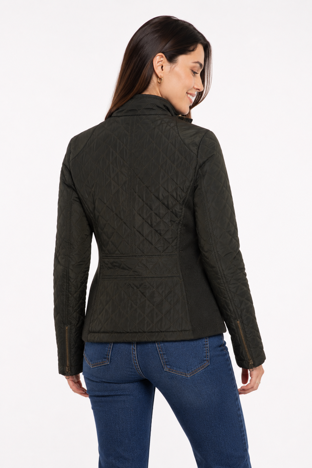 Chaqueta verde musgo Mango / Talla M