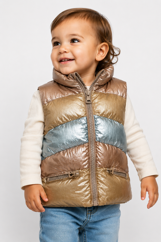 Parka sin mangas/ 12-18 meses