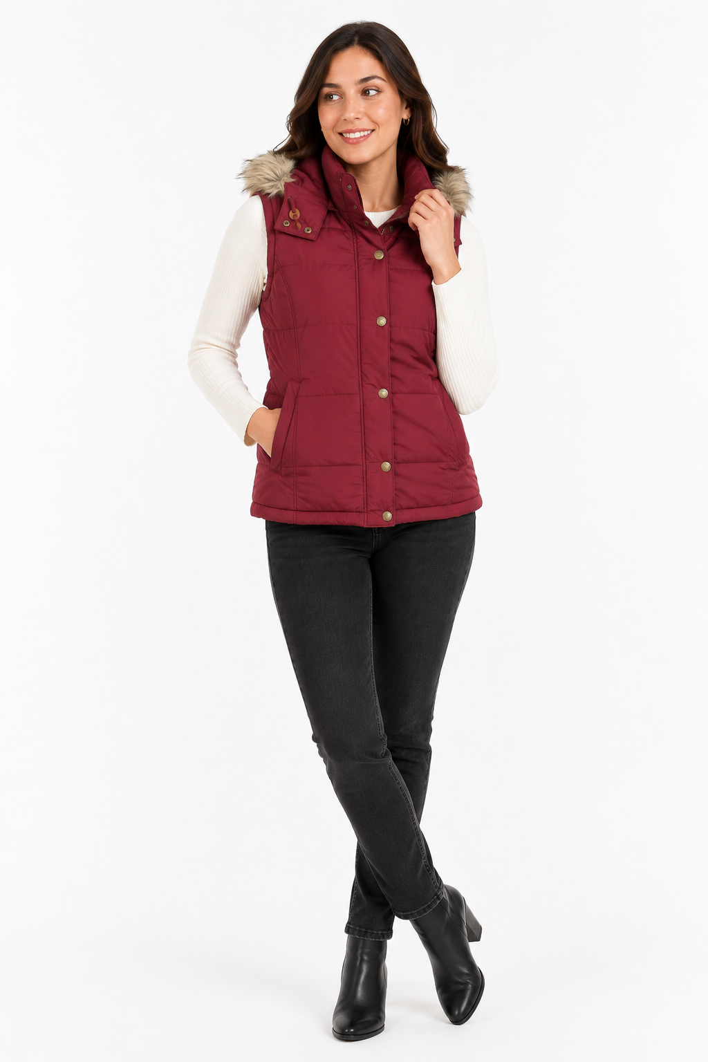 Parka sin mangas L.O.G.G / Talla 36