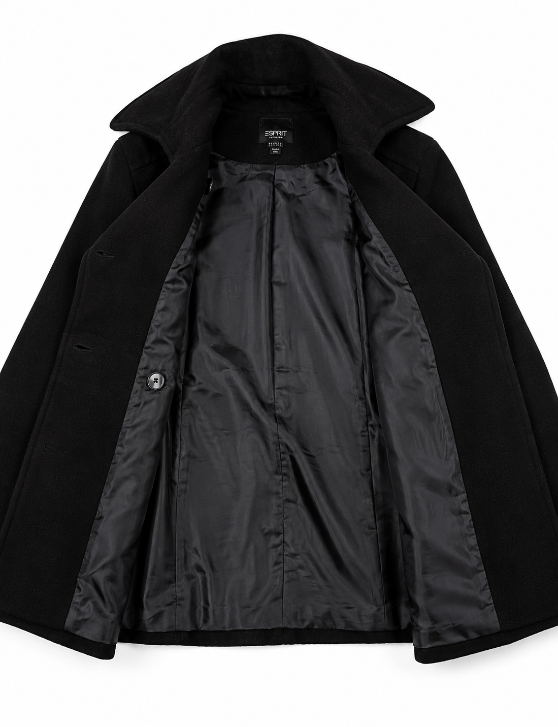 Abrigo negro/ talla L
