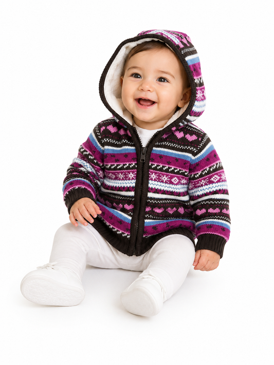 Chaleco de polar forrado / 6-12 meses