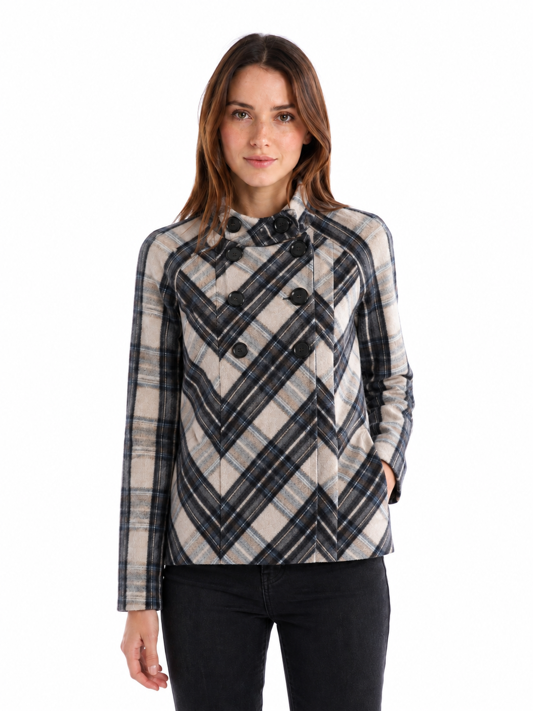 Chaqueta cuadrillé / Talla S