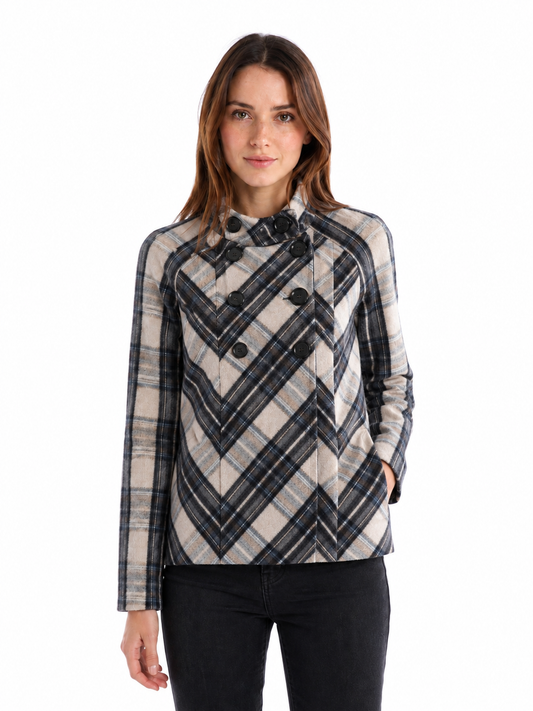 Chaqueta cuadrillé / Talla S