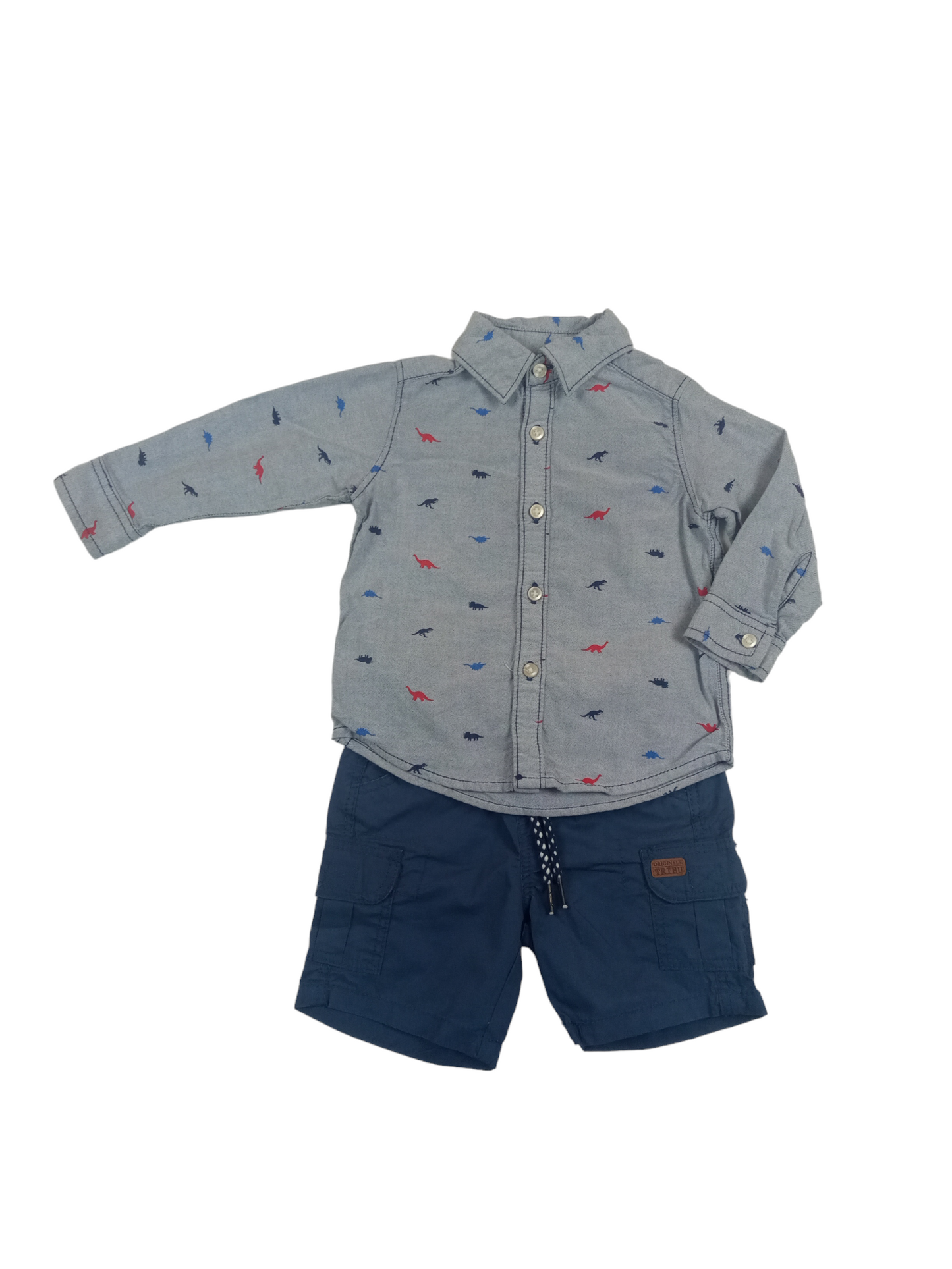 Conjunto camisa-short / 12 meses