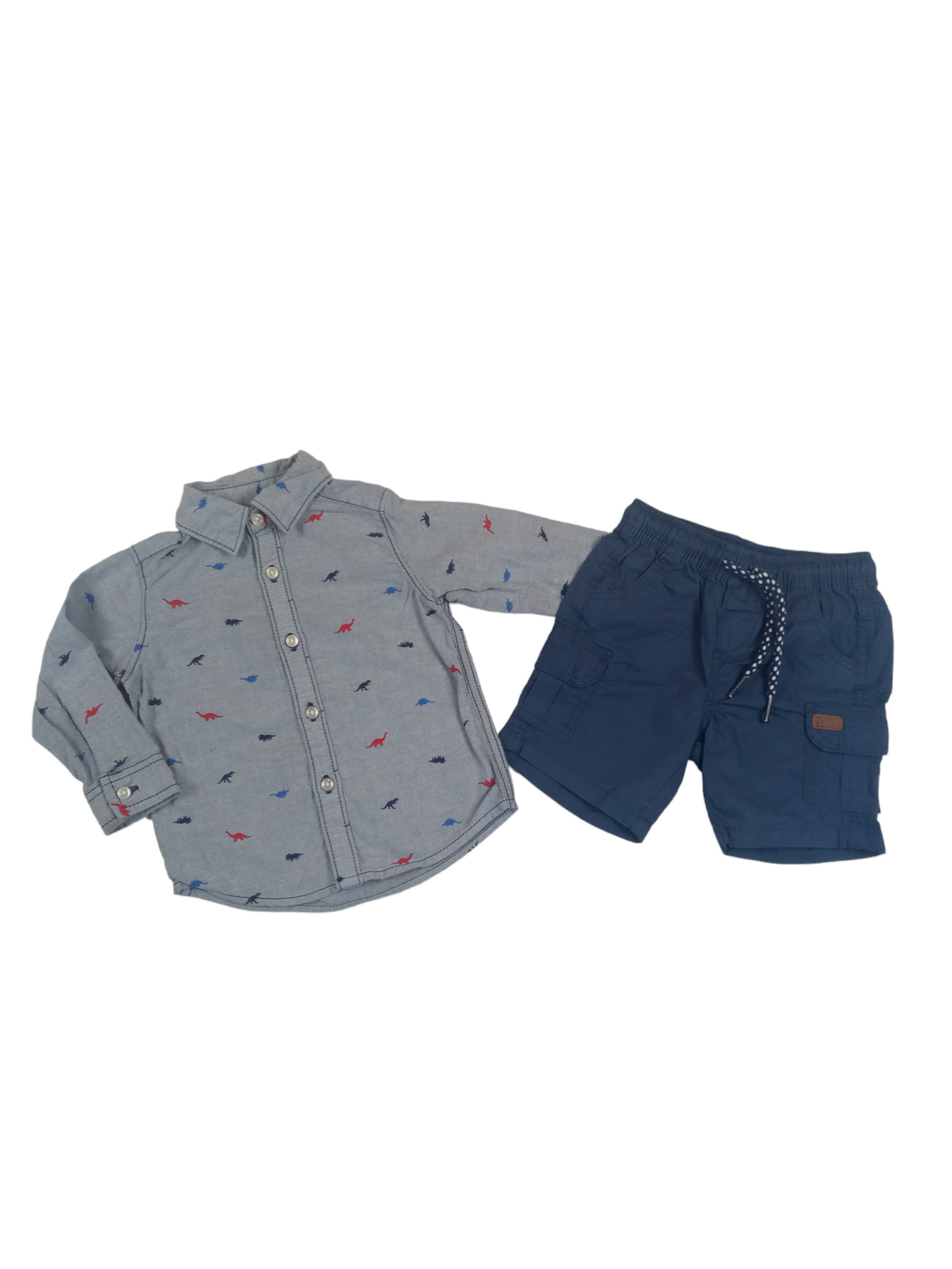 Conjunto camisa-short / 12 meses