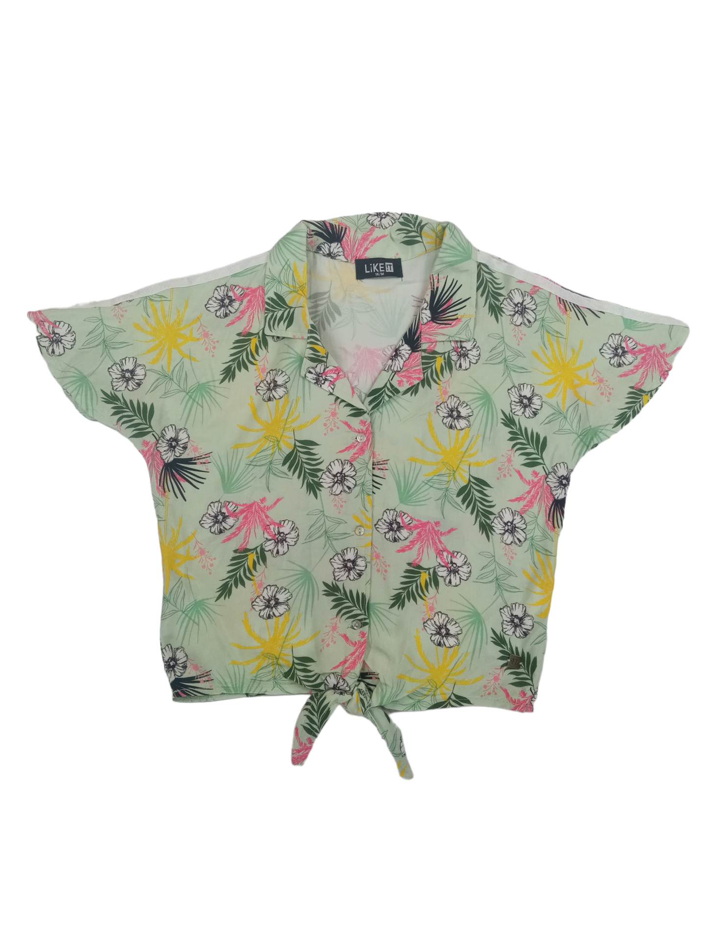 Blusa flores / Talla 14 años