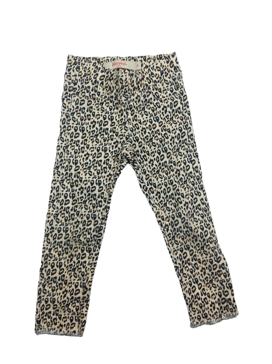 Pantalon leopardo/ talla 4