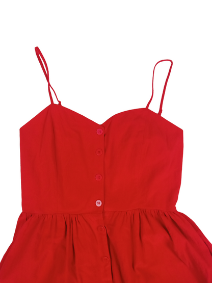 Vestido rojo/ talla 38