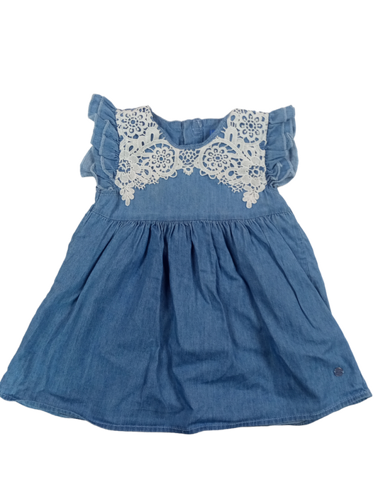 Vestido jeans/ 9 meses