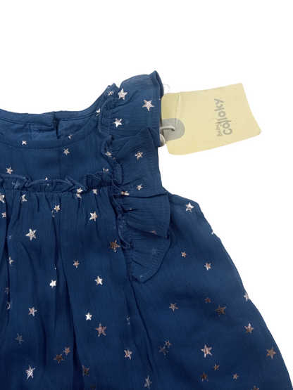 Vestido estrellas/ 3-6 meses