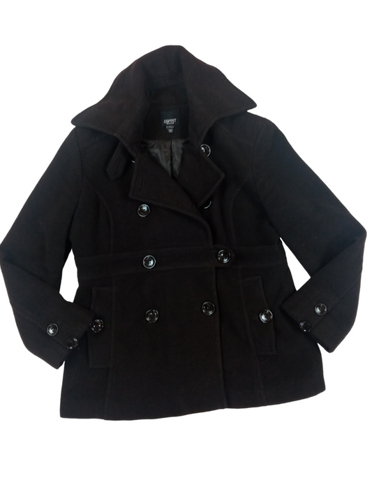 Abrigo negro/ talla L