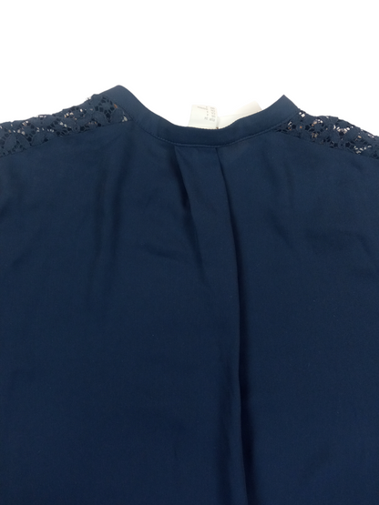 Blusa azul marino/ talla 34