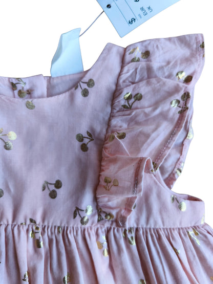 Vestido rosado / 4-6 meses