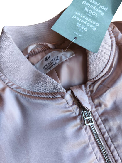 Chaqueta bomber satinada / 12-13 años