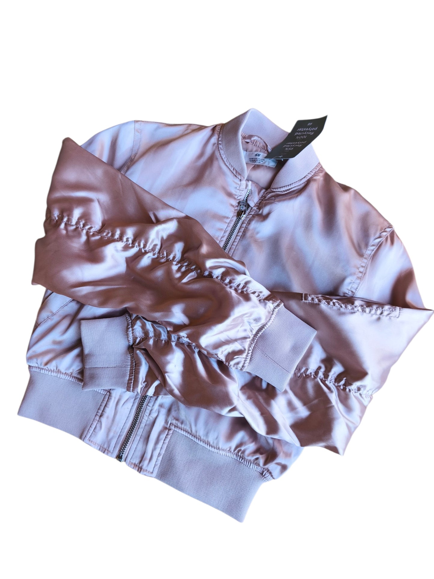 Chaqueta bomber satinada / 12-13 años