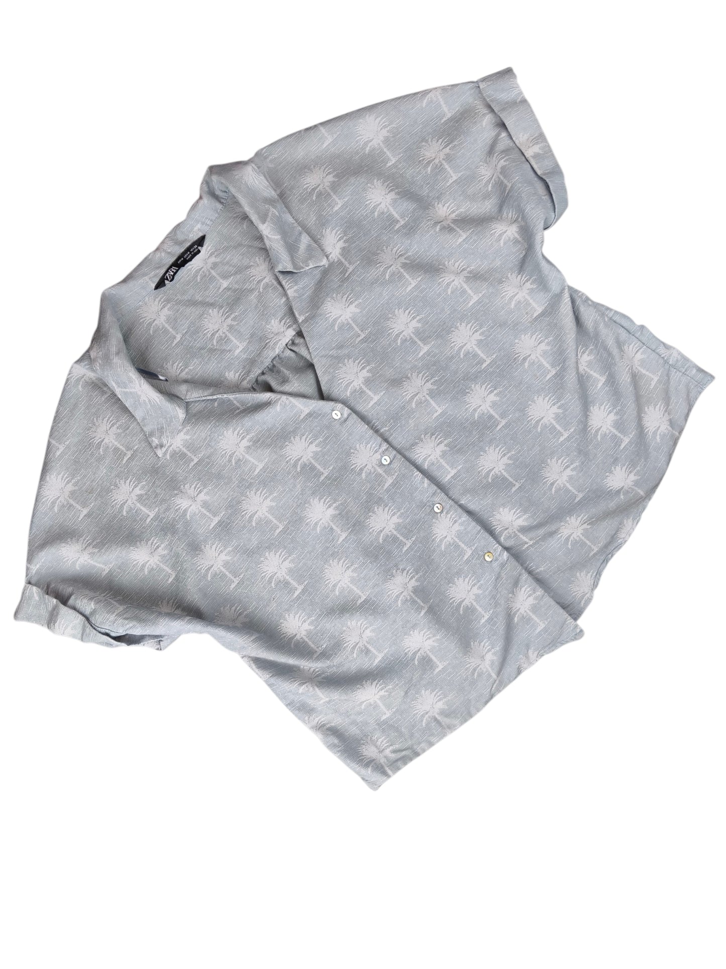 Blusa estampado plmeras / Talla M