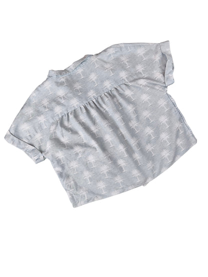 Blusa estampado plmeras / Talla M