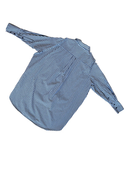 Blusa larga ingham oversize /Talla XS