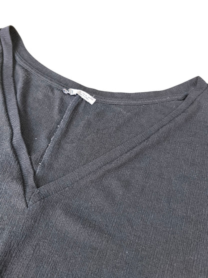 Polera negra suelta / Talla XL