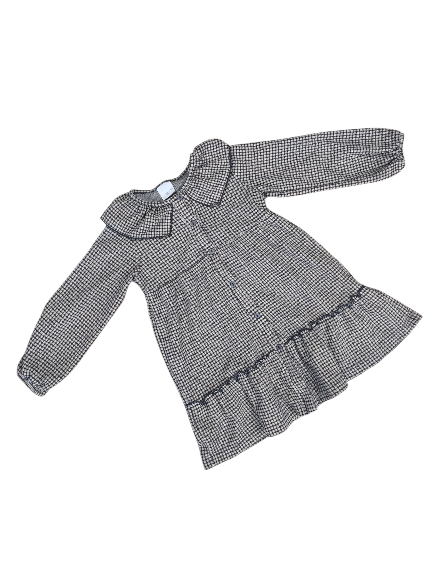 Vestido infantil cuadros / Talla 4-5 años