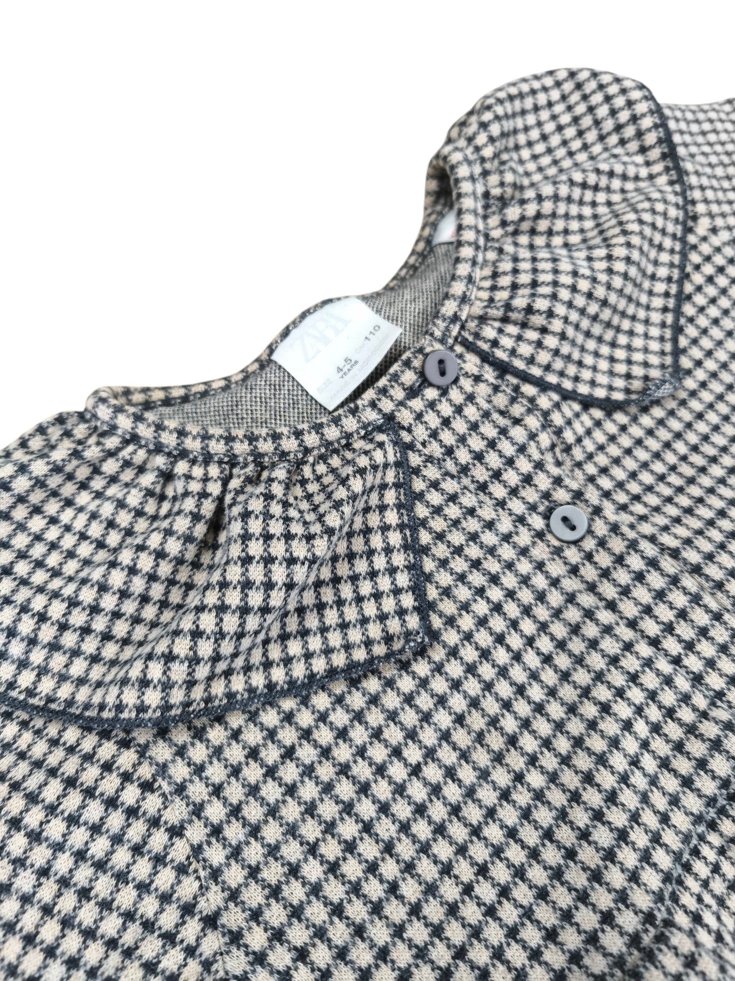 Vestido infantil cuadros / Talla 4-5 años