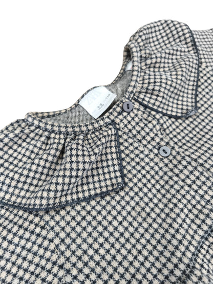 Vestido infantil cuadros / Talla 4-5 años