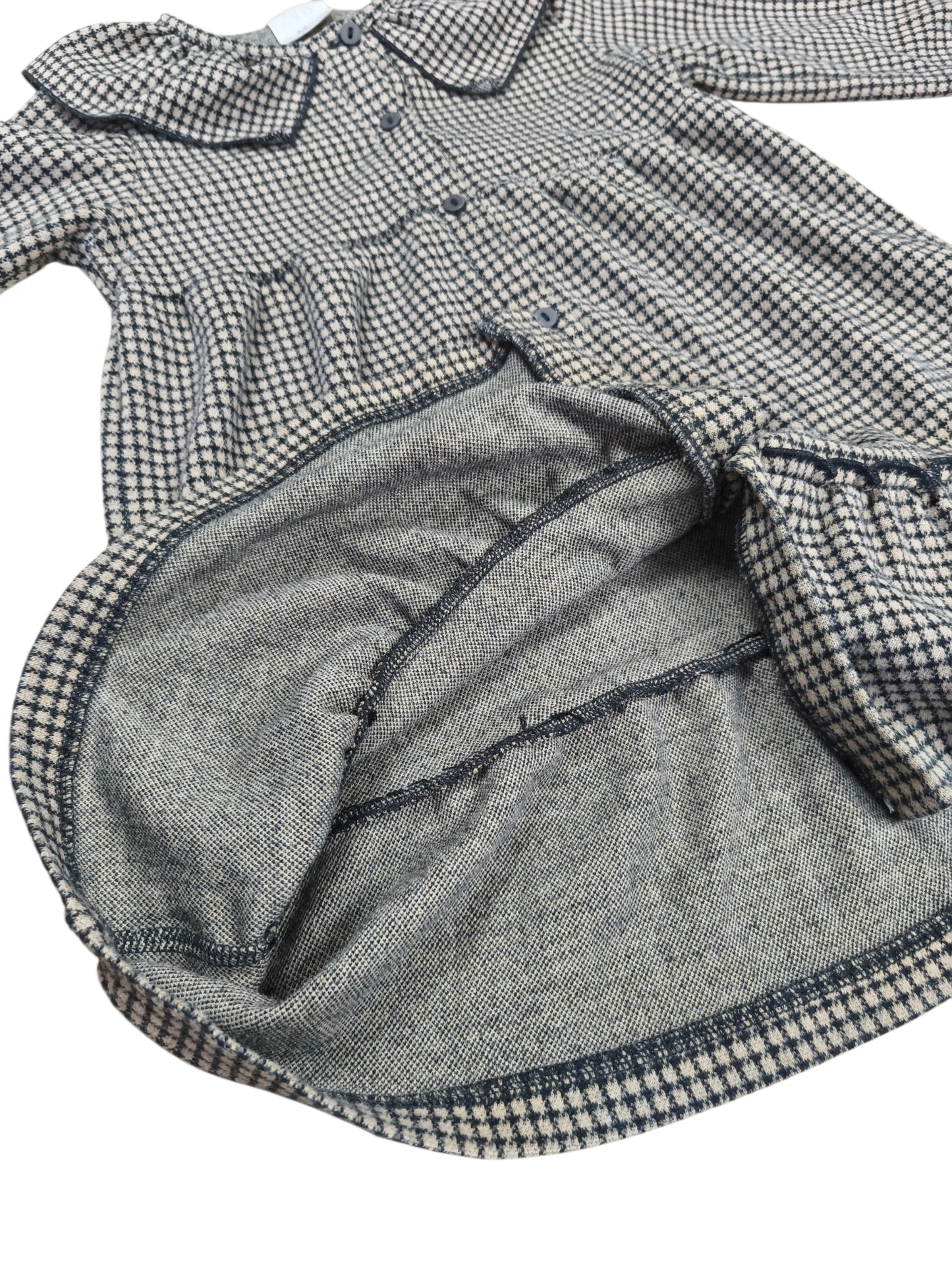 Vestido infantil cuadros / Talla 4-5 años