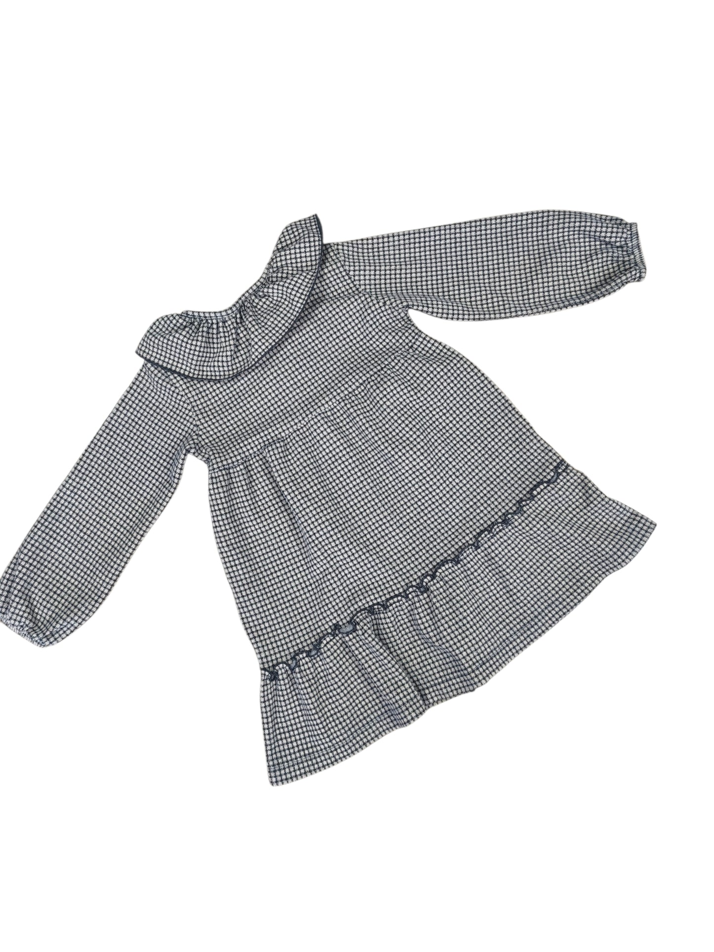 Vestido infantil cuadros / Talla 4-5 años