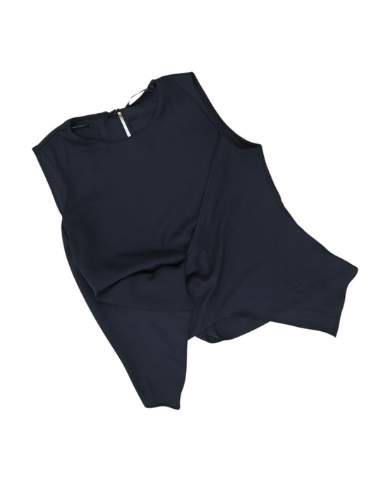 Blusa asimétrica de caída fluida / Talla XL