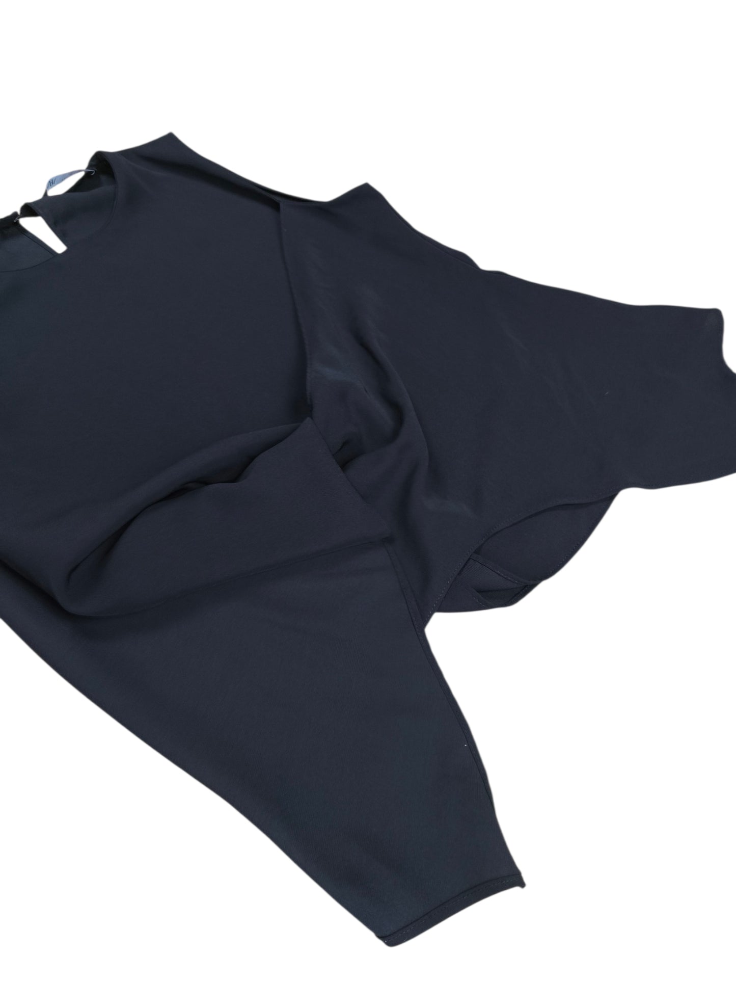 Blusa asimétrica de caída fluida / Talla XL