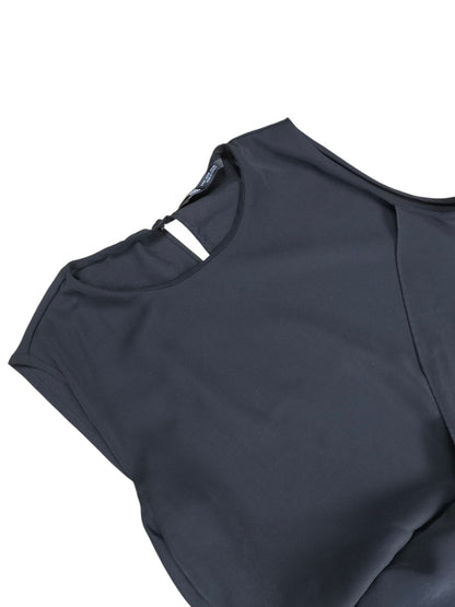 Blusa asimétrica de caída fluida / Talla XL