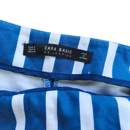 Short rayado azul blanco / Talla M