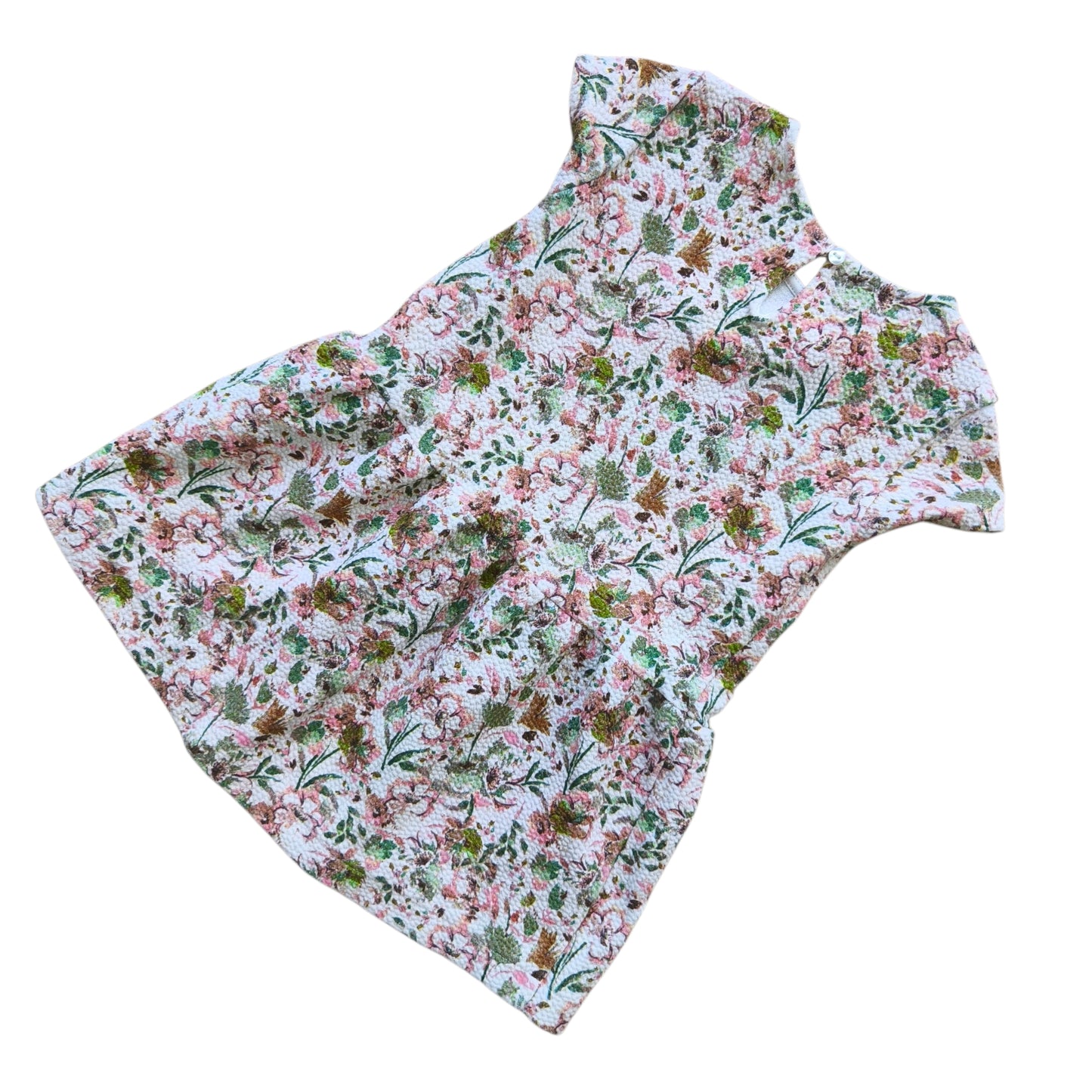 Vestido estampado floral / Talla 18-24 meses