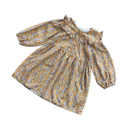 Vestido estampado floral / Talla 3-4 años