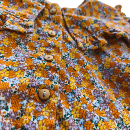 Vestido estampado floral / Talla 3-4 años
