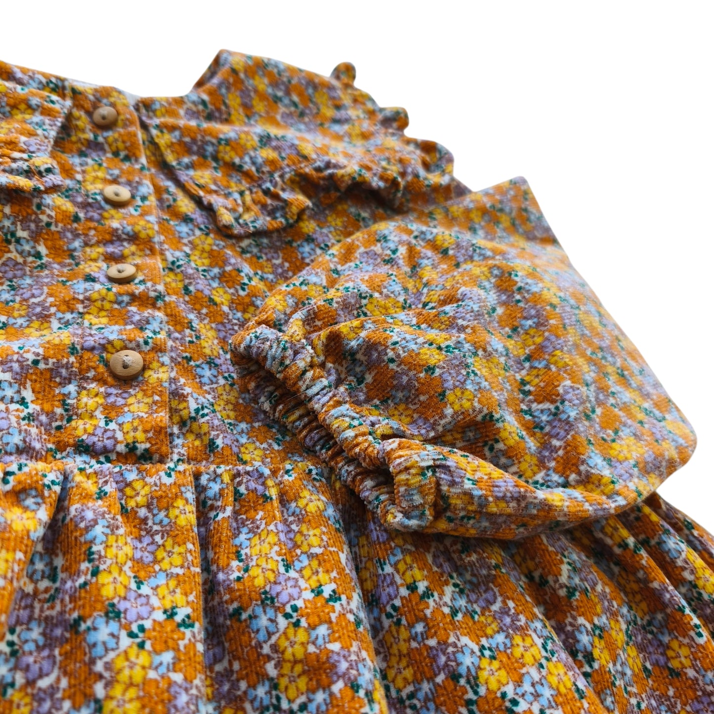 Vestido estampado floral / Talla 3-4 años