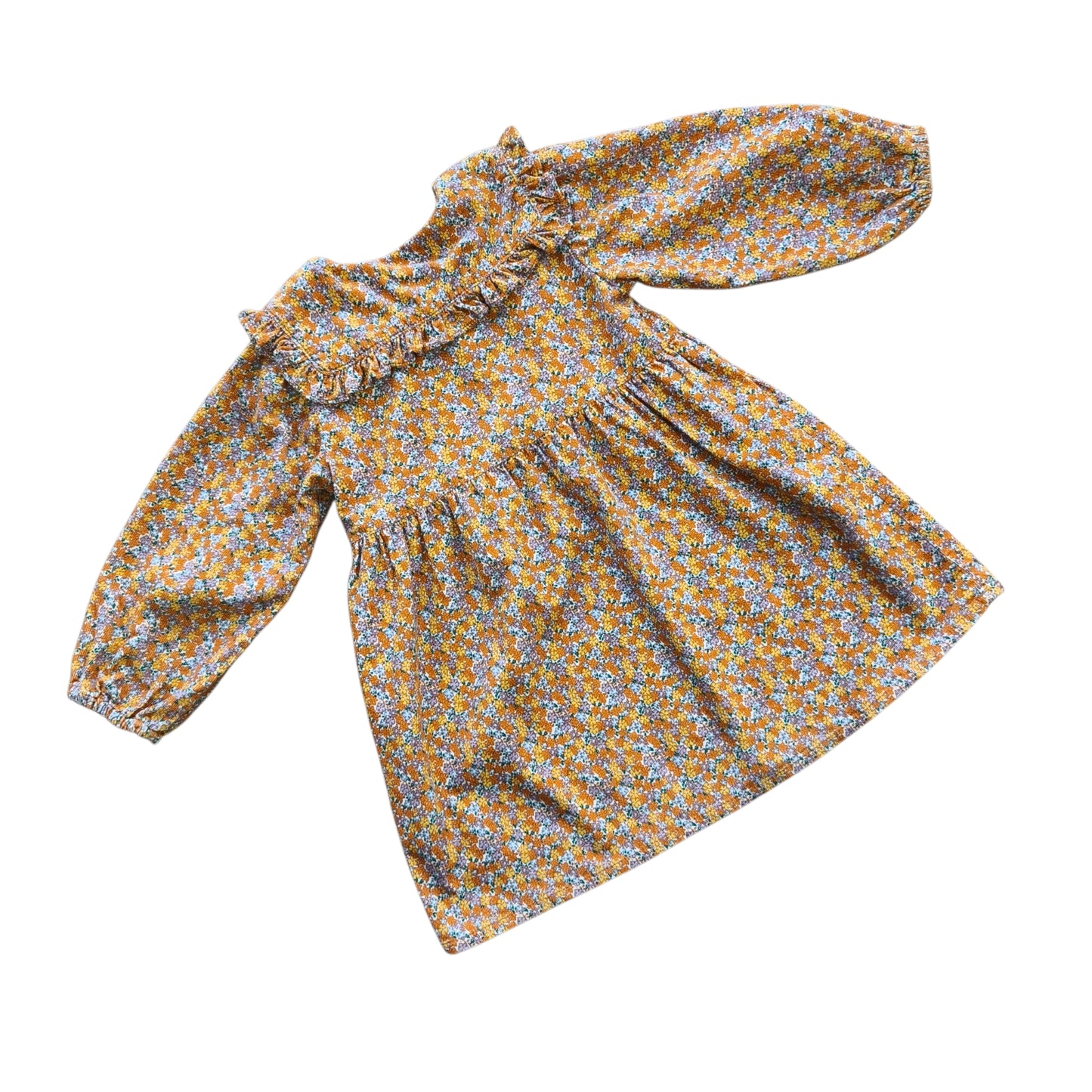 Vestido estampado floral / Talla 3-4 años