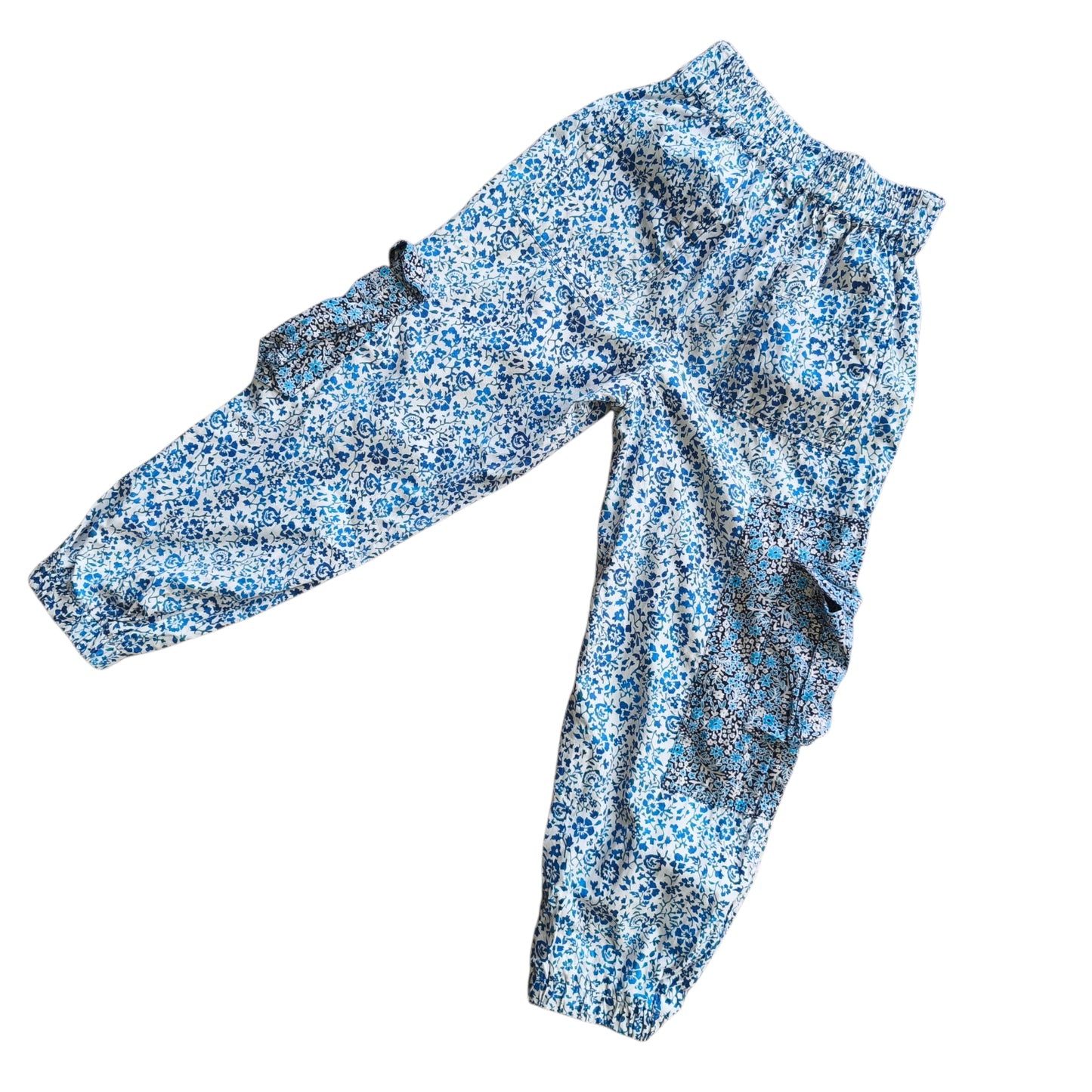 Pantalón cargo estampado floral / Talla 9
