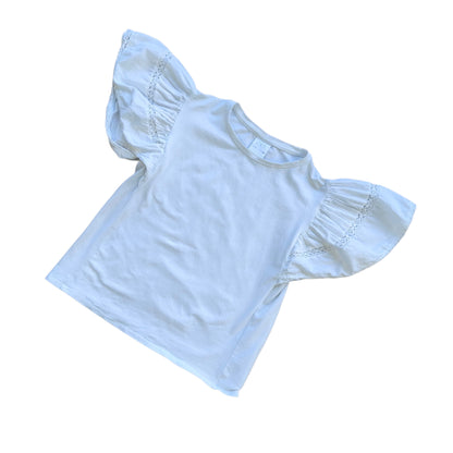 Polera con mangas volantes / Talla 7