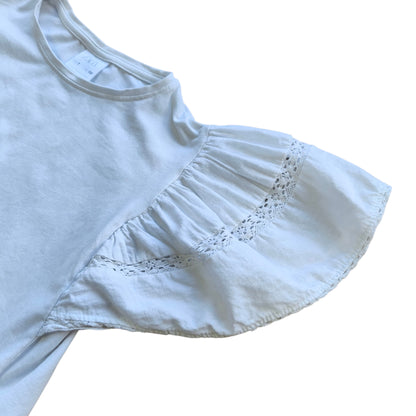 Polera con mangas volantes / Talla 7
