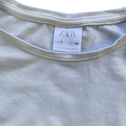Polera con mangas volantes / Talla 7
